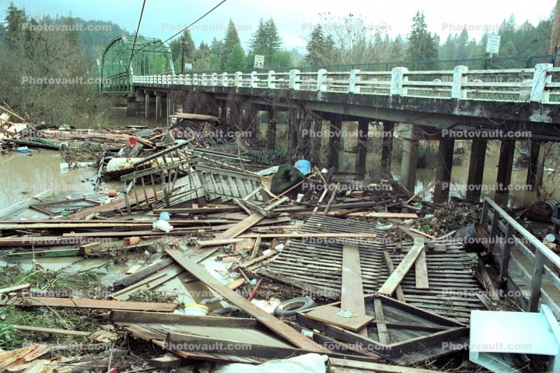 bridge, Highway 116, 15 January 1995