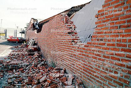 Broken Wall, Brick, Northern California