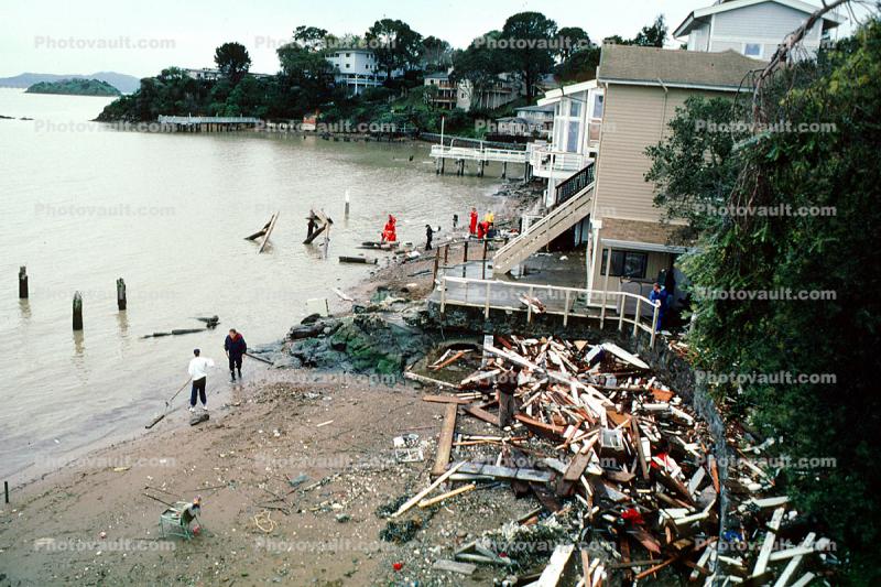 Storm Damage, shoreline