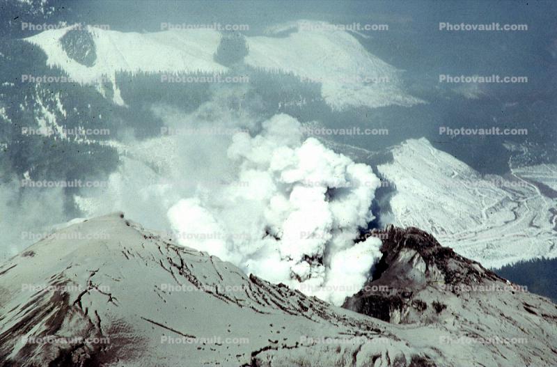 Peak, Geothermal Feature, Smoke