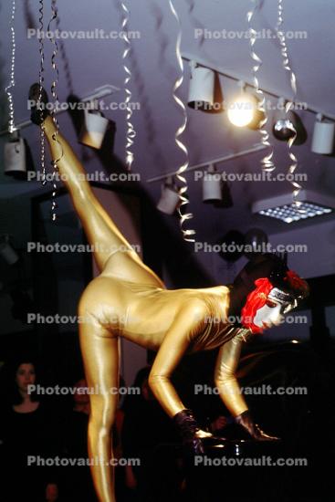 Beata Performing her Chair Contortion Show