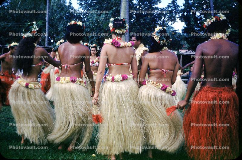 Hula, Lei, Back, Butt, December 1969, 1960s
