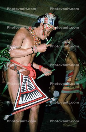 Native Costume, Siberut, West Sumatra, Mentawai Islands, Indonesia