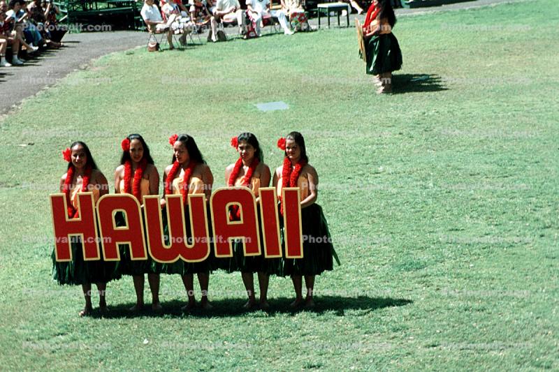 Hawaiian, Hula Girls, April 1975, 1970s
