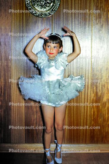 Ballerina Girl, Tutu, slippers, 1960s