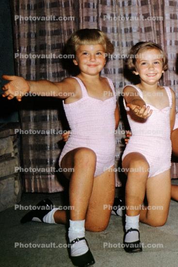 Ballet, happy girls, 1950s