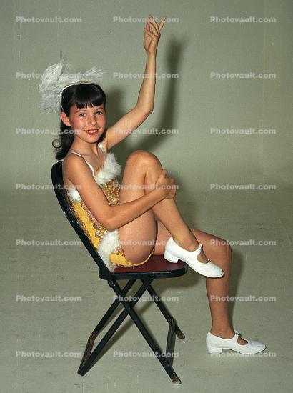 Knees, Cheerleaders, Majorette, Shoes, Chair, 1960s