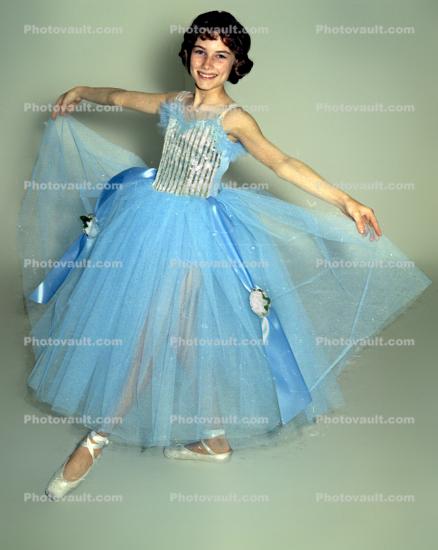 Girl, Costume, Long Dress, Ballerina, arms, smiles, cute, teen, teenager, hair, standing