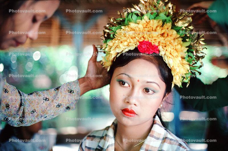 Flowery Crown, Woman, Bali