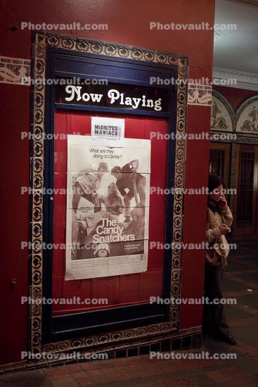 The Candy Snatchers, Castro Theater, Now Playing, Billboard, movie poster
