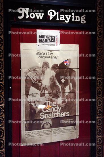 The Candy Snatchers, Castro Theater, Now Playing, Billboard, movie poster