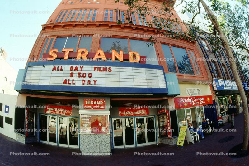 Strand, marquee, building