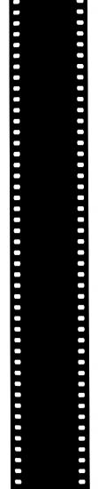 filmstrip silhouette, logo, shape