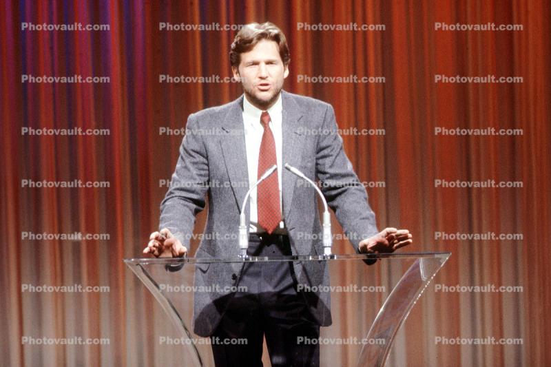 Jeff Bridges, Telethon, Sound Stage, End Hunger Network, 9 April 1983