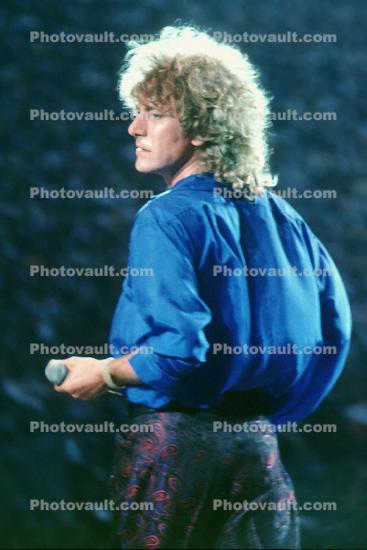 Robert Plant, Live Aid Benefit Concert, 1985, JFK Stadium