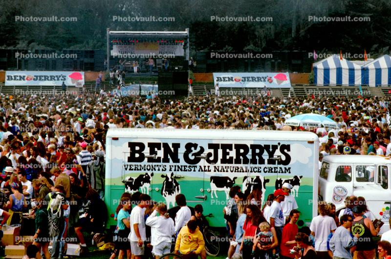 Ben & Jerry's Ice Cream Truck, vendor, Ford