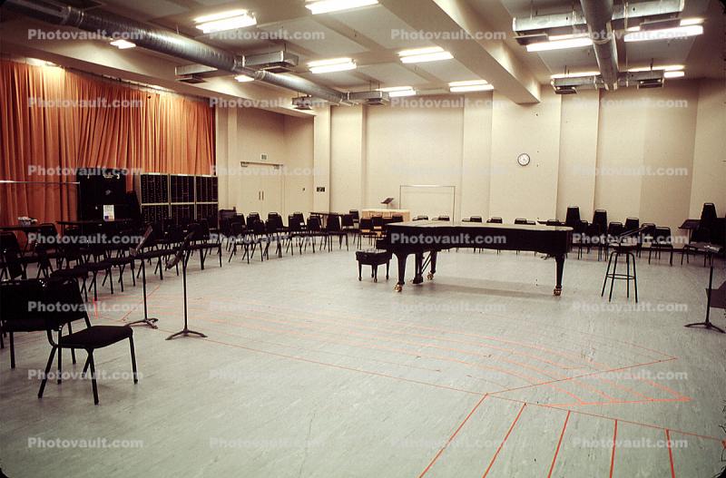 Music Stand, Practice room, Grand Piano