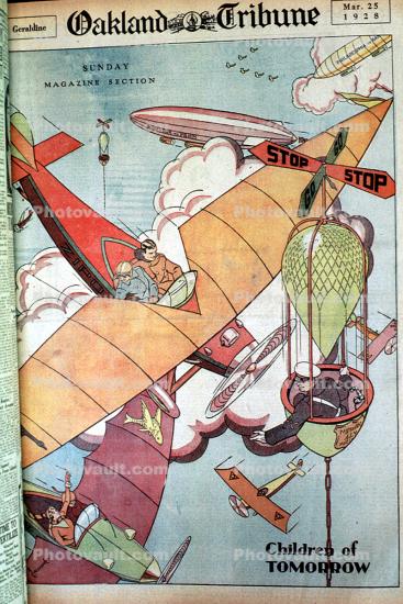 Children of Tomorrow, Traffic Cop, Flight, Roaring 20's, 1928