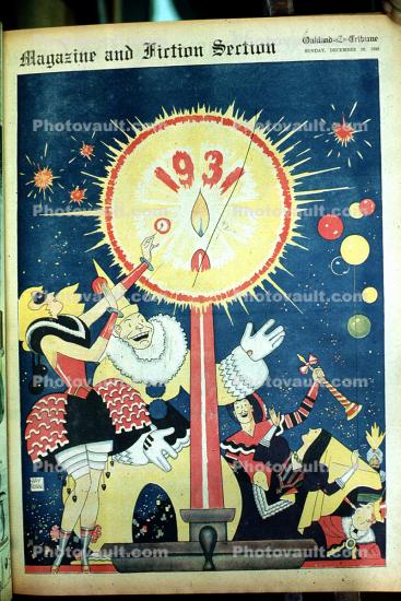 1931, bring on the New Year, Candle, Clock