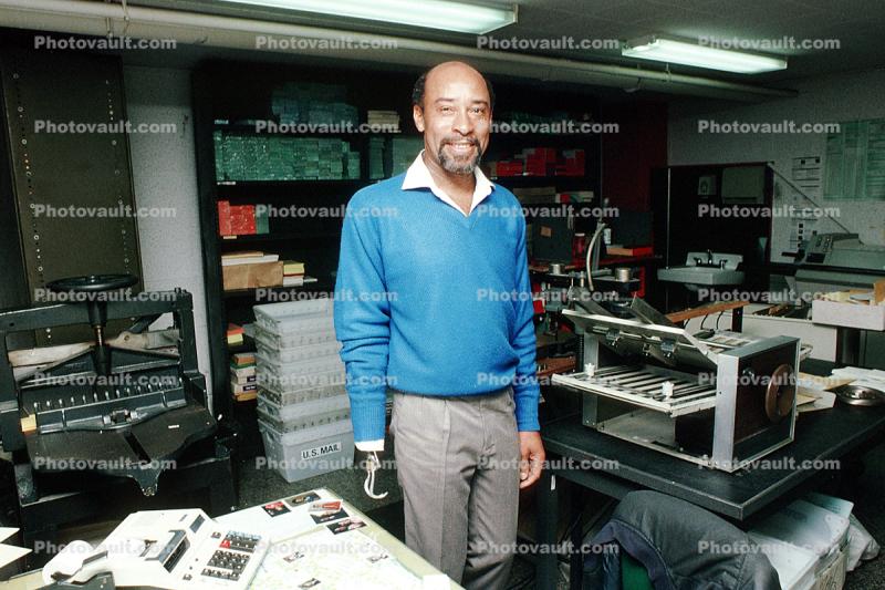 Smiling Man, Prosthetic Arm, 16 November 1988