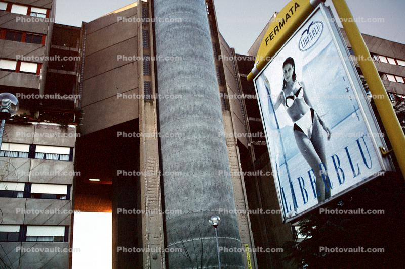 Fermata, woman, bikini, sex in advertising, sexy, billboard