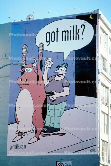 got milk?, robber robbing a dairy cow, building, funny, humorous