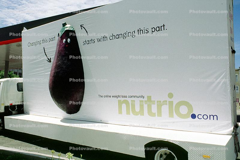 Moving Billboard, eggplant, nutrio.com