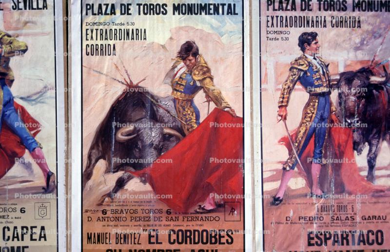 Bullfighting Posters, Grenada Spain
