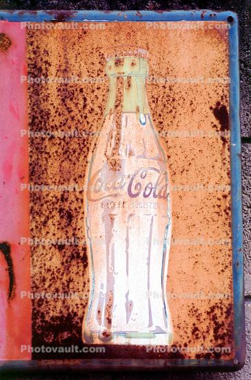 Rusty Coke Bottle sign