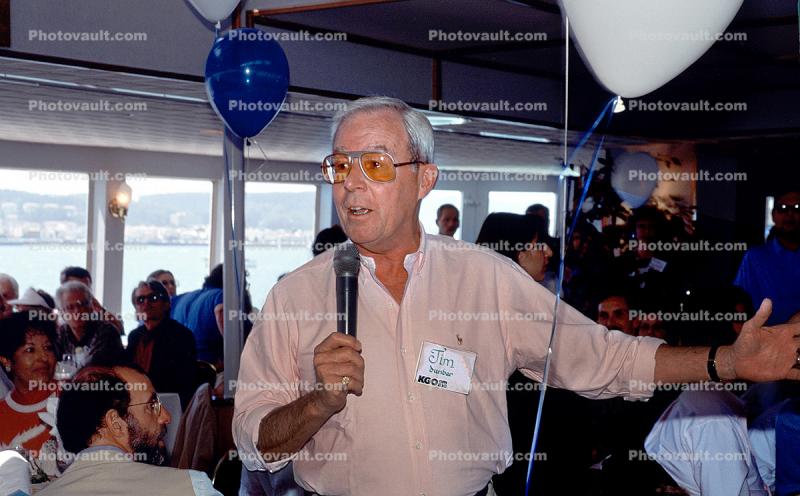 Jim Dunbar, Radio Personality, KGO Luncheon, Event, 30 April 1993, 