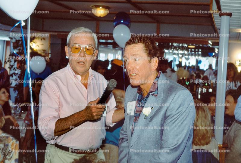 Personality, Jim Dunbar, John Emm, KGO Luncheon on Hornblower, Event, 30 April 1993, 1990s