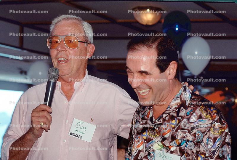 Jim Dunbar, Ronn Owens, KGO Luncheon, Event, 30 April 1993, 1990s