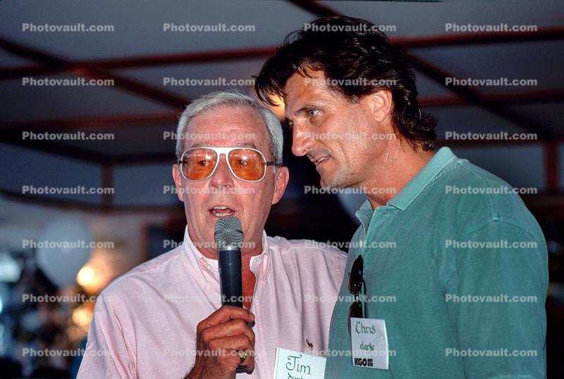 Jim Dunbar, Chris Clark, KGO Radio Luncheon, Event, 30 April 1993, 1990s