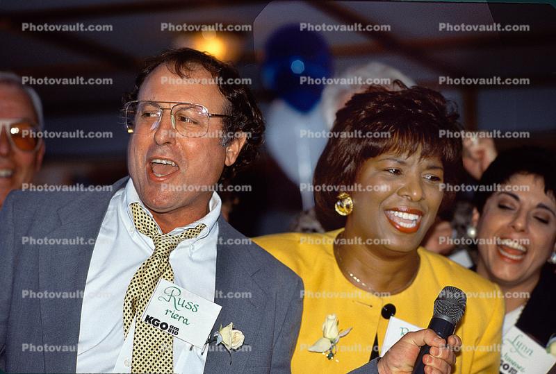 Russ Riera, Rosie Allen, KGO Luncheon, Event, 30 April 1993, 1990s