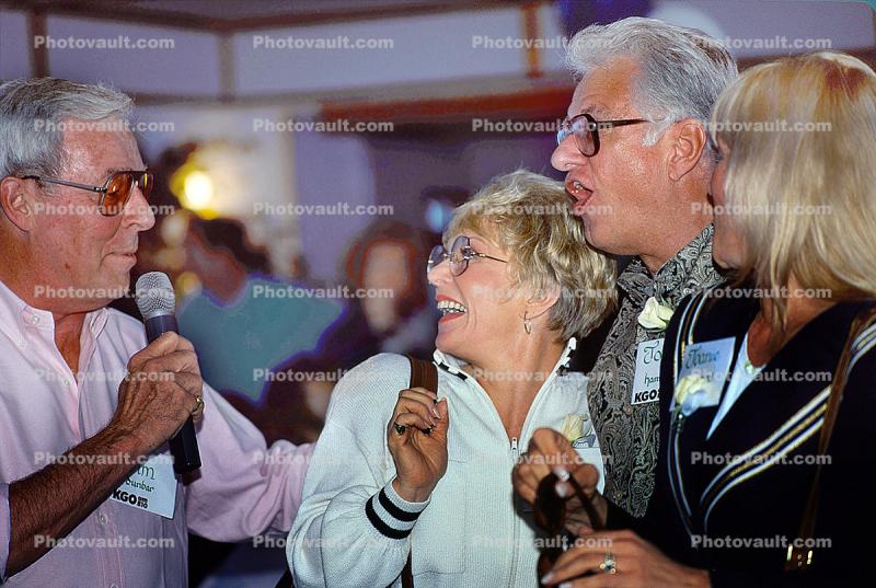 Stan Burford, Ann Fraser, John Hamilton, KGO Luncheon, Event, 30 April 1993, 1990s