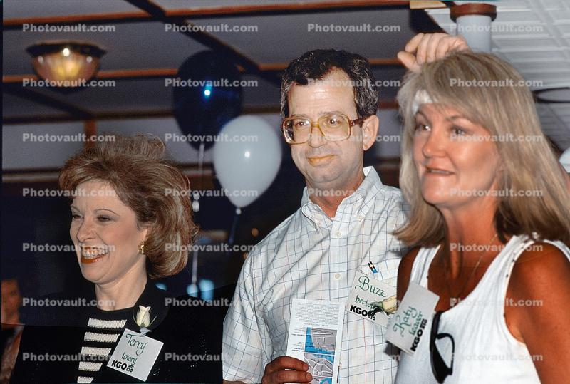 Terry Lowry, Buzz Bertol,  KGO Luncheon, Event, 30 April 1993, 1990s
