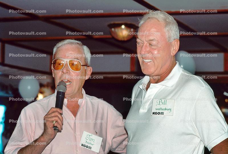 Jim Dunbar, Bill Watenburg, KGO Luncheon, Event, 30 April 1993, 1990s