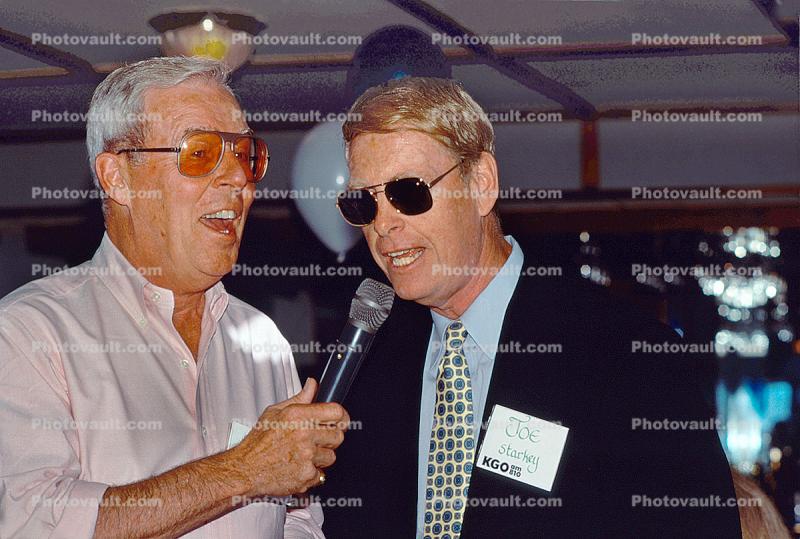 Joe Starkey, Stan Burford, KGO Radio Luncheon, Event, 30 April 1993, 1990s