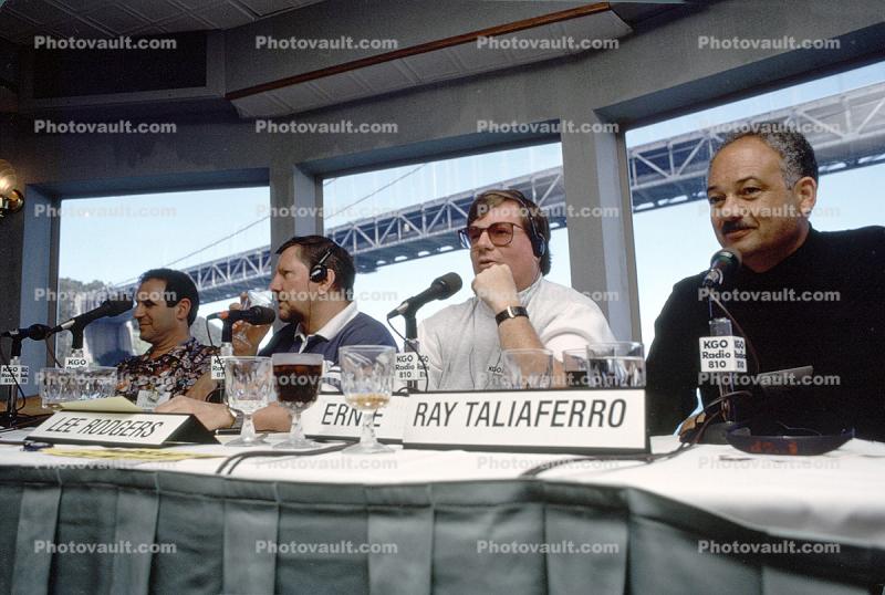 Lee Rodgers, Bernie Ward, Ray Taliaferro, KGO Luncheon, Event, 30 April 1993, 1990s