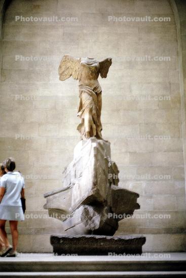 Winged Victory of Samothrace, Nike of Samothrace, Hellenistic marble sculpture, Greek goddess Nike (Victory), Louvre