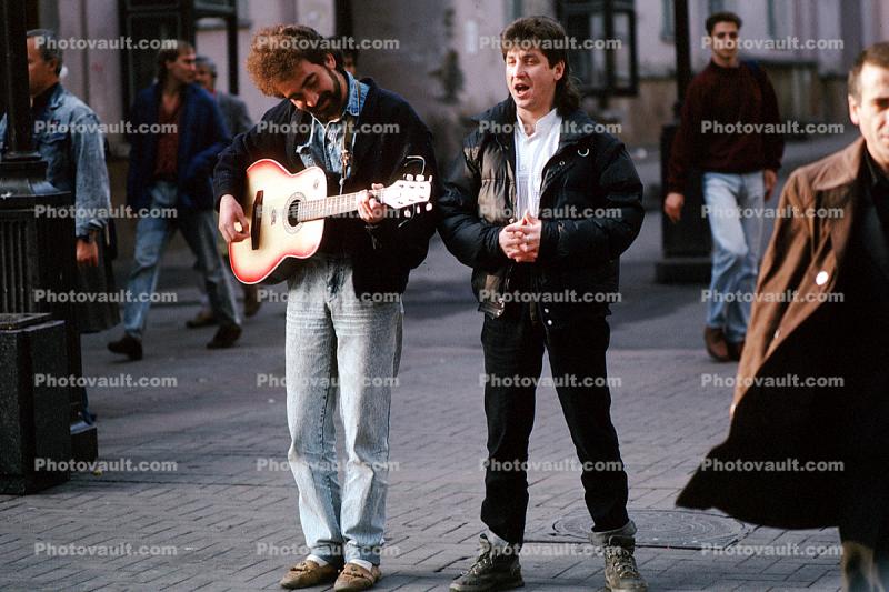 Two guys, Guitar, Singer