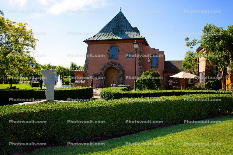 Springtime in Napa Valley, Gardens, Peju Winery, Rutherford