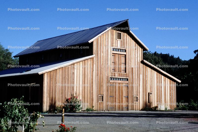 Barn, Dry Creek Valley, Sonoma County, California