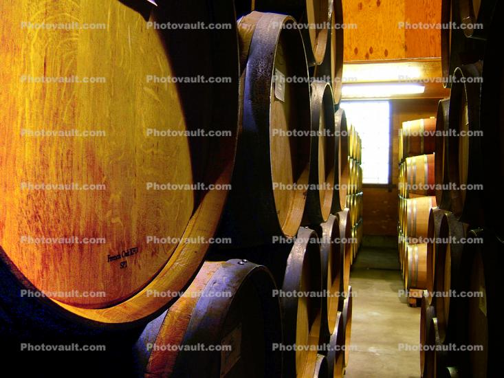 Oak Barrels, Aging, Peju Winery, Wood, Wooden Barrels, Fermenting Tanks