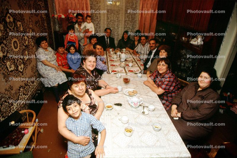 Family, Dinner, Ashkhaband, Turkmenistan