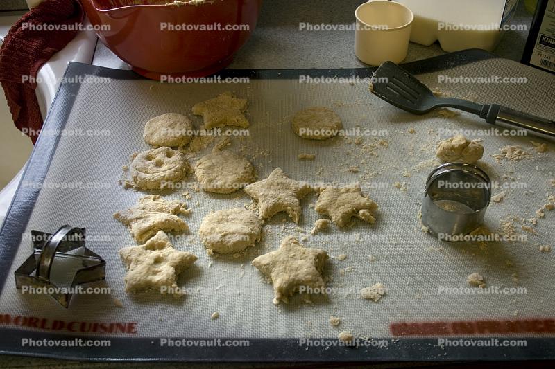Baking Cookie, Cookie Cutter, Dough