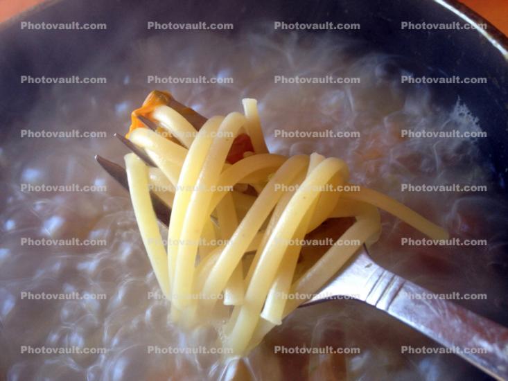 Boiling Pasta, fork