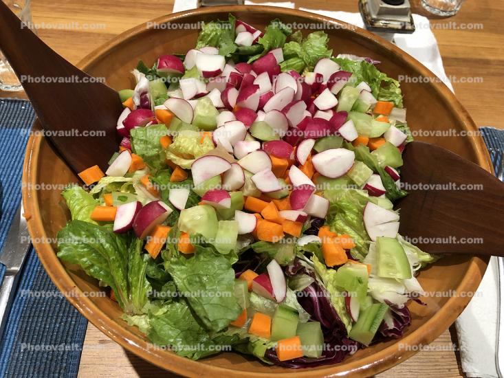 Salad, Lettuce, bowl, vegetables