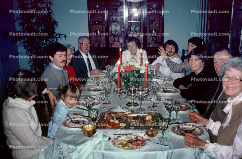 Dinner Banquet, Family, 1970s