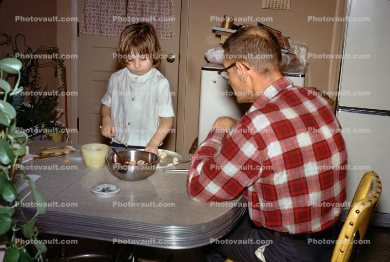 Girl makes Jello for the First Time, 1950s